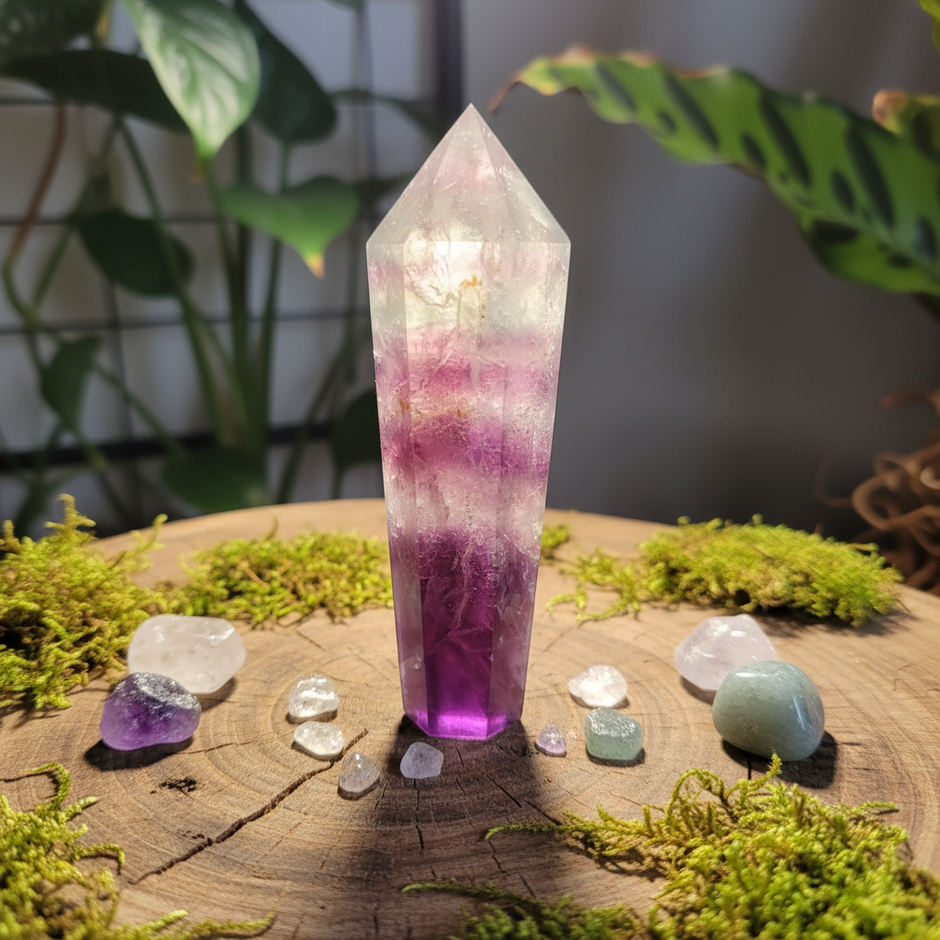 Fluorite Tower 4 Wood