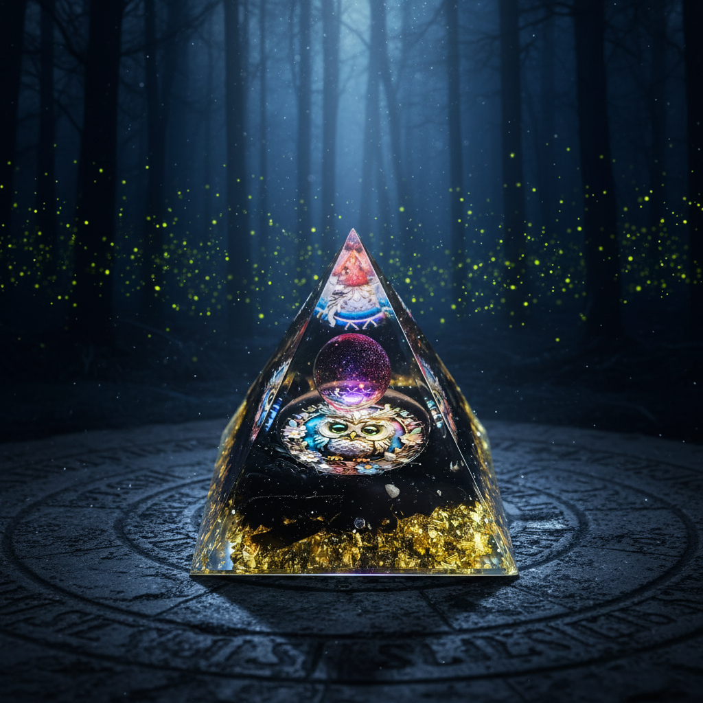 Galaxy Owl Pyramid - Size Reference