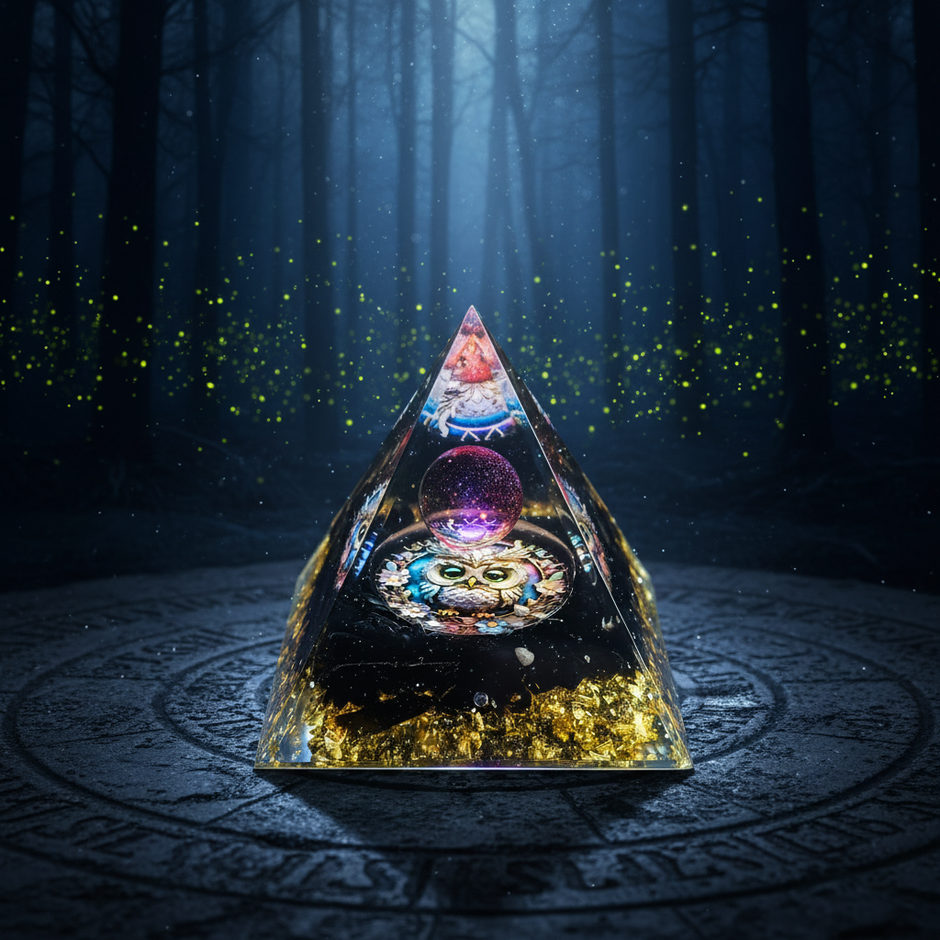 Galaxy Owl Pyramid - Size Reference