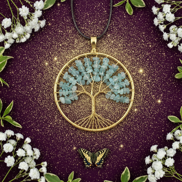 Gold Aquamarine - Bold Gold Flecks