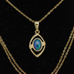 Gold Black Opal Pendant – V1 Redo