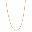 15 Inch 38cm 1mm 14ct Gold Titanium Box Chain