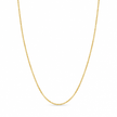 15 Inch 38cm 1mm 14ct Gold Titanium Box Chain