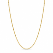15 Inch 38cm 1mm 14ct Gold Titanium Box Chain