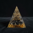 Gold Buddha Obsidian Pyramid – Black Velvet 3