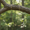Gold chain fixed with lizard