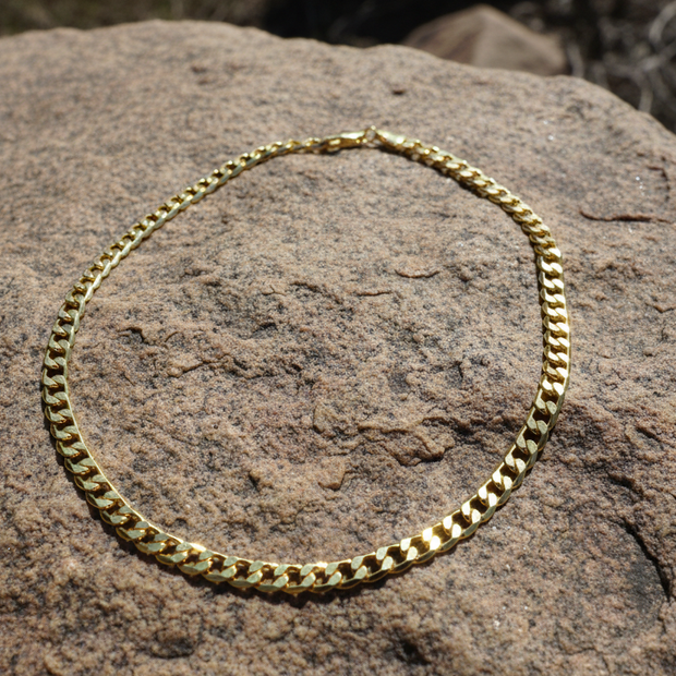 Gold Chain on Rock - Exact Design Version 1