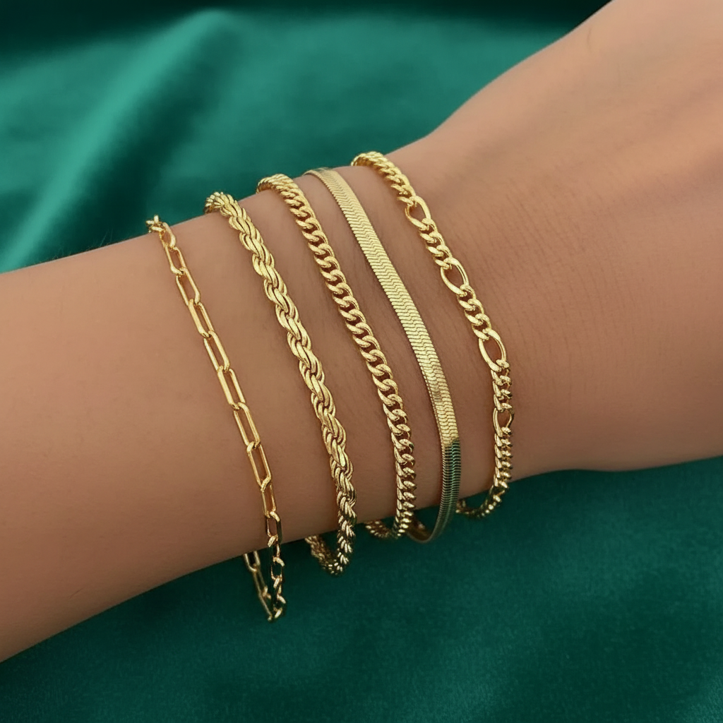 Gold Chain Stack V1
