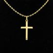 Gold Cross Pendant — V1 Clean
