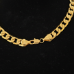 Gold Cuban Link Chain - Black Velvet