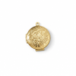 Gold locket on white, image 9