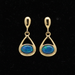 Gold Opal Drop Earrings – Clean