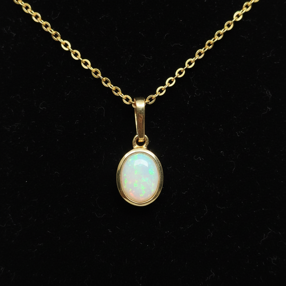 Gold Opal Pendant – V1 Redo
