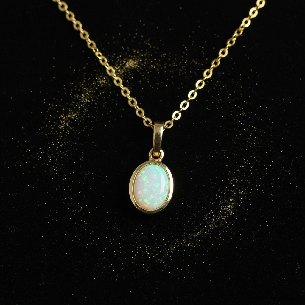 Gold Opal Pendant – V2 Gold Dust