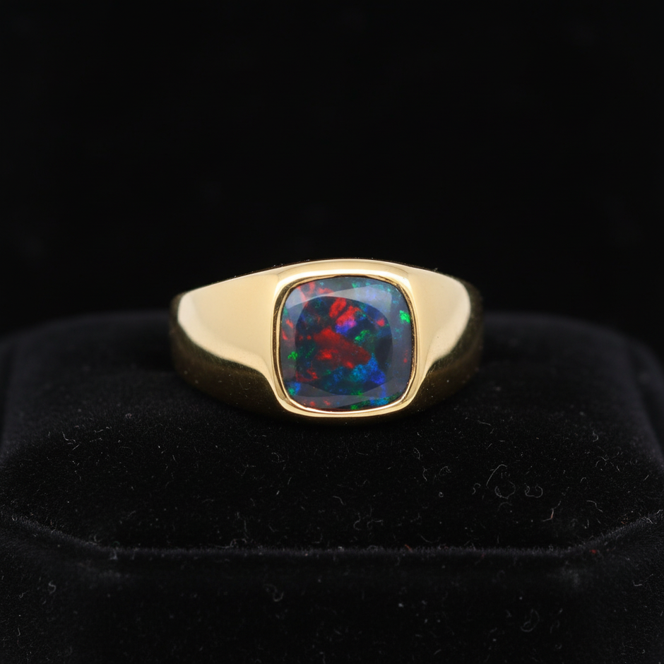 Gold Opal Ring – V1 Clean