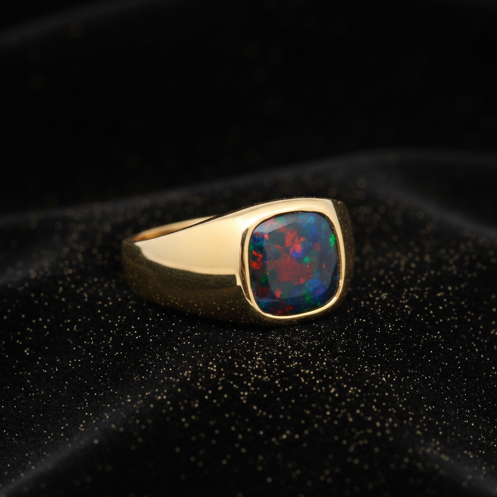 Gold Opal Ring – V2 Gold Dust