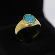 Gold Opal Signet Ring – V1 Clean