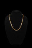Gold Pattern Link Chain — Correct Scale Bust