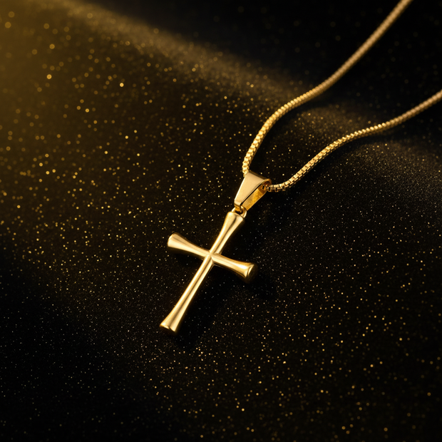 Gold Tapered Cross - Drape