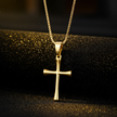 Gold Tapered Cross - Front Hero