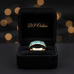 Gold Turquoise Ring - Black Box