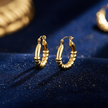 Gold Twist Hoop Earrings V2