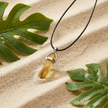 Golden Yellow Crystal Close-up