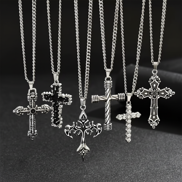 Gothic Cross Pendants Group Shot 3