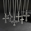 Gothic Cross Pendants Group Shot - No Text