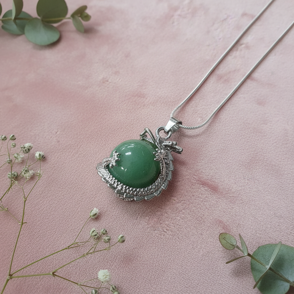 Green Aventurine Angled