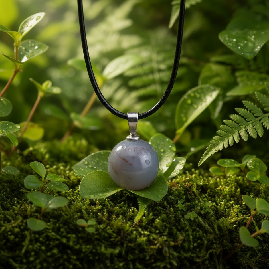 Grey Agate Greenery