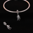 Grim Reaper Charm — Black Velvet Bracelet