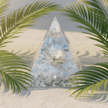 Handcrafted Lotus Crystal Stone Resin Pyramid - DP Online