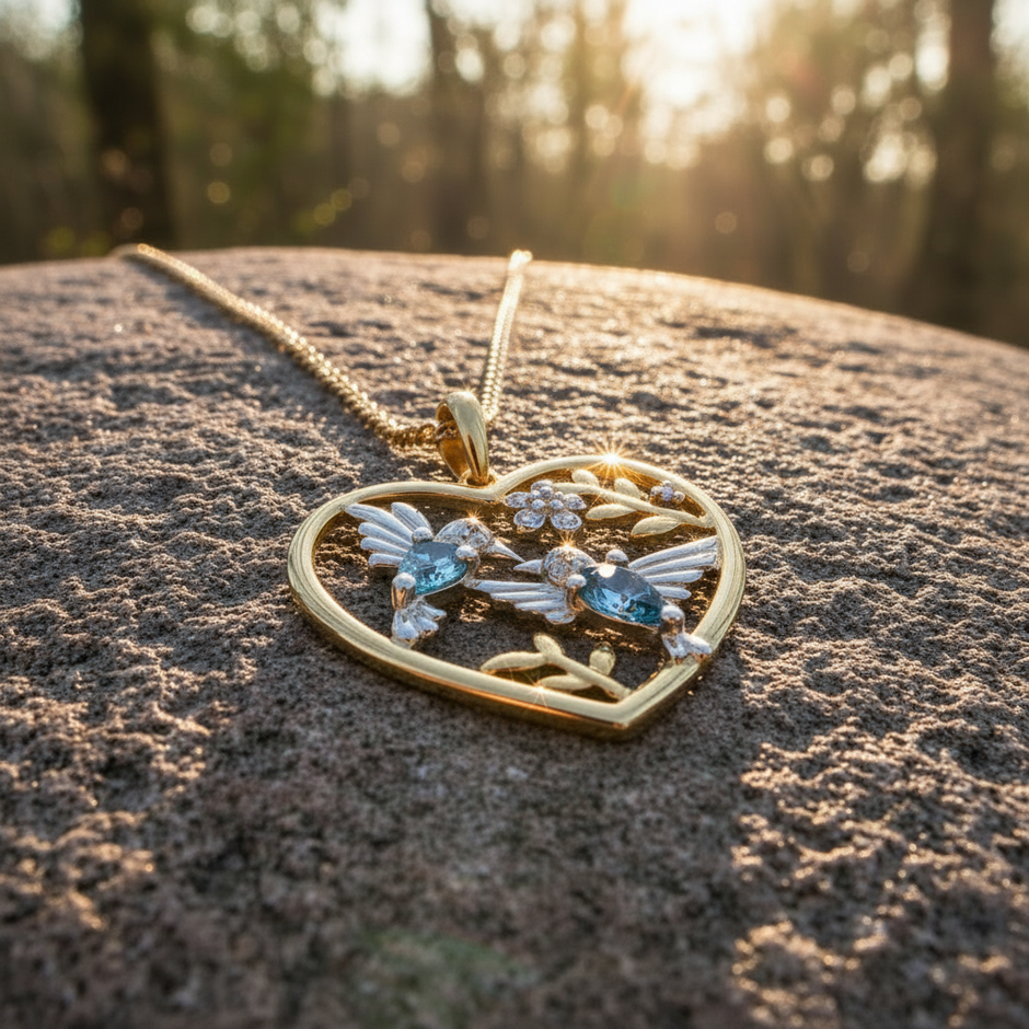 Heart pendant - more vibrant