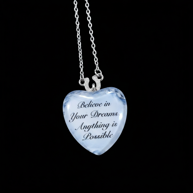 Horse Heart Necklace - Back Quote v2