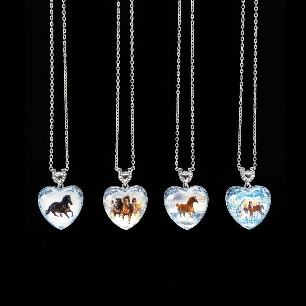 Horse Heart Necklace - Herd