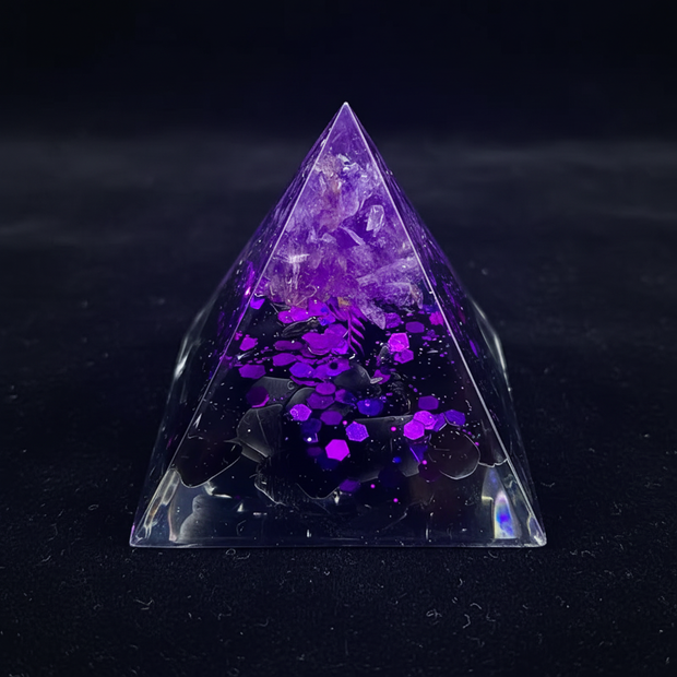 Image 2 — Black velvet violet rim