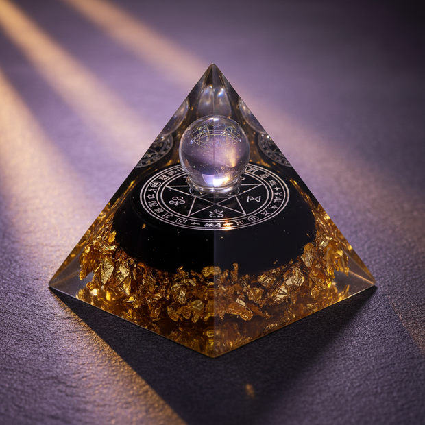 Image 2 — Charcoal stone purple gold light