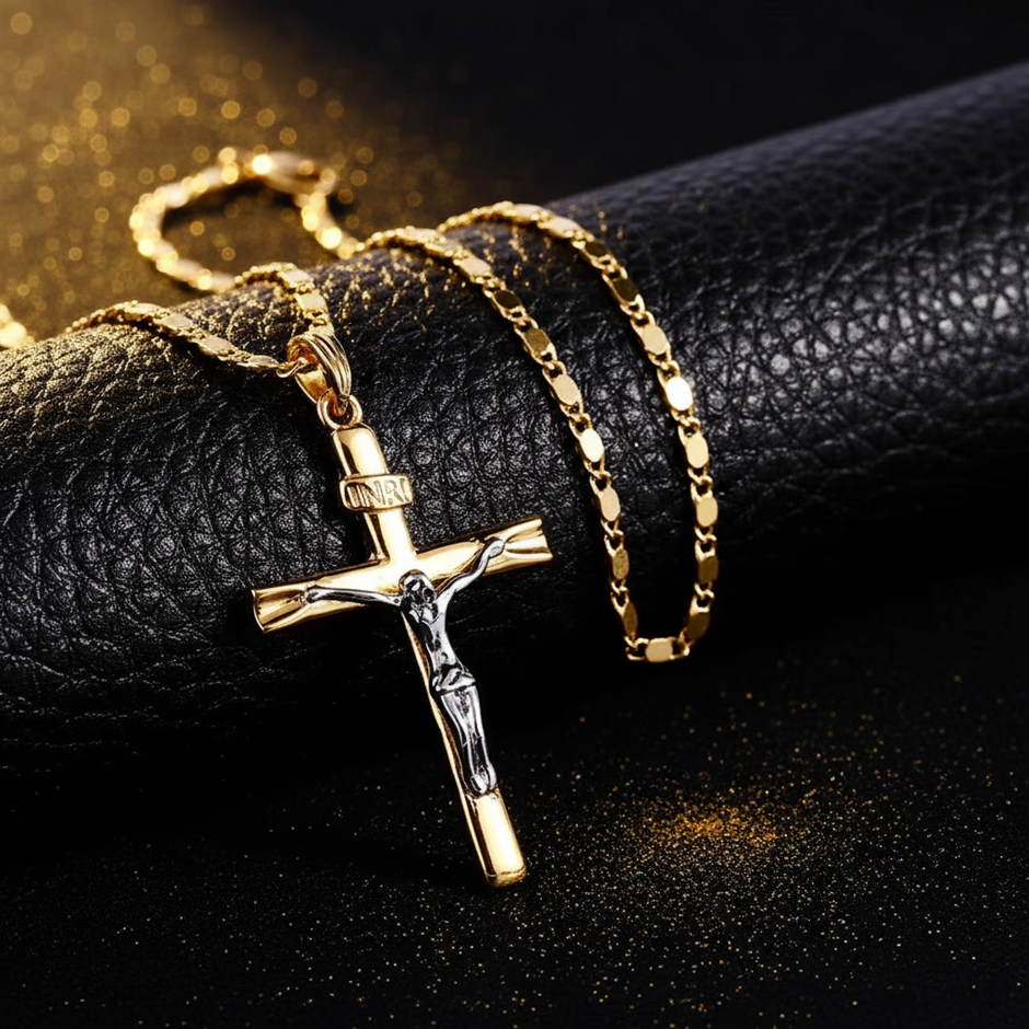 INRI Jesus Cross - Full Drape