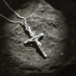 Italian 925 Sterling Silver 26mm Crucifix Pendant - DP Online