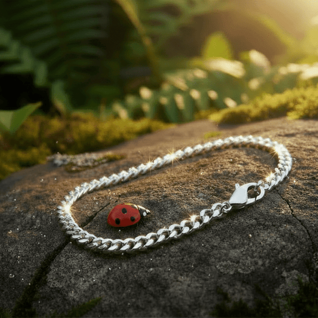 Italian 925 Sterling Silver Curb Bracelet - DP Online