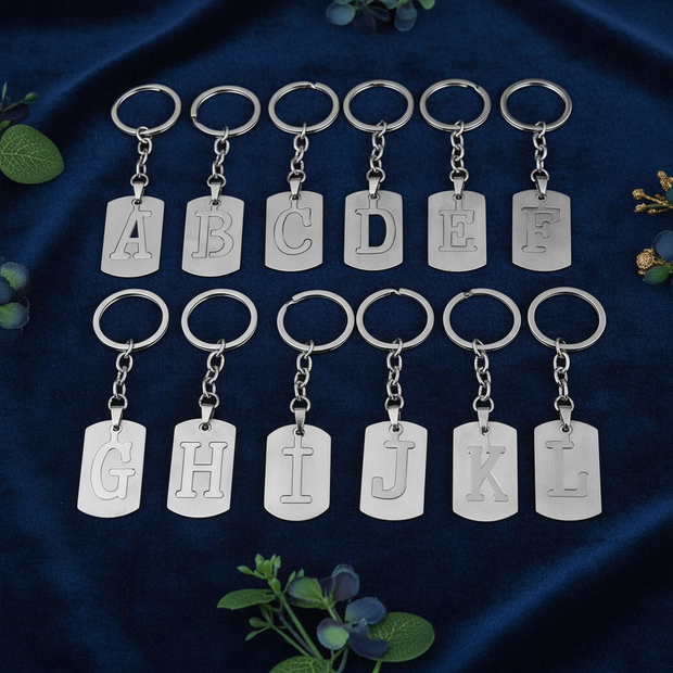 Keychains A-L Greenery Square