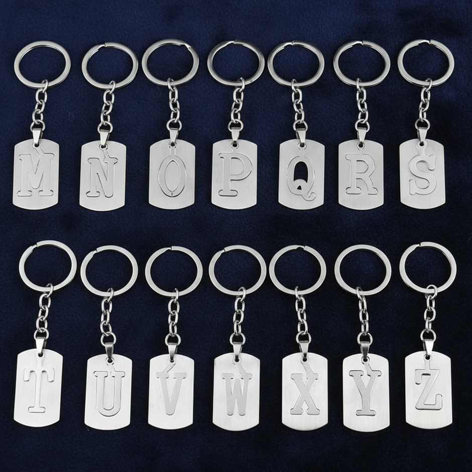 Keychains M-Z Clean Square