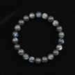 Labradorite Bracelet - Black Velvet