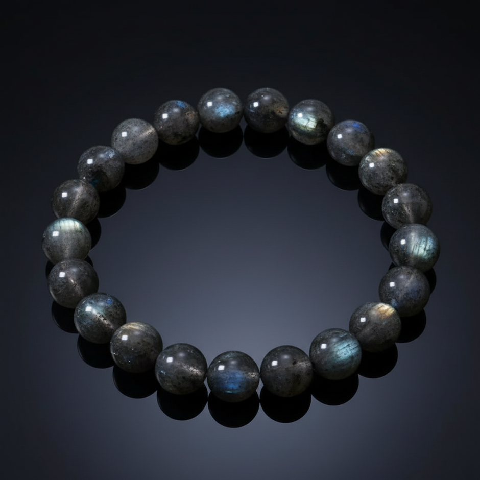 Labradorite Bracelet - Dark Reflective
