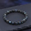 Labradorite Bracelet - Dark Slate
