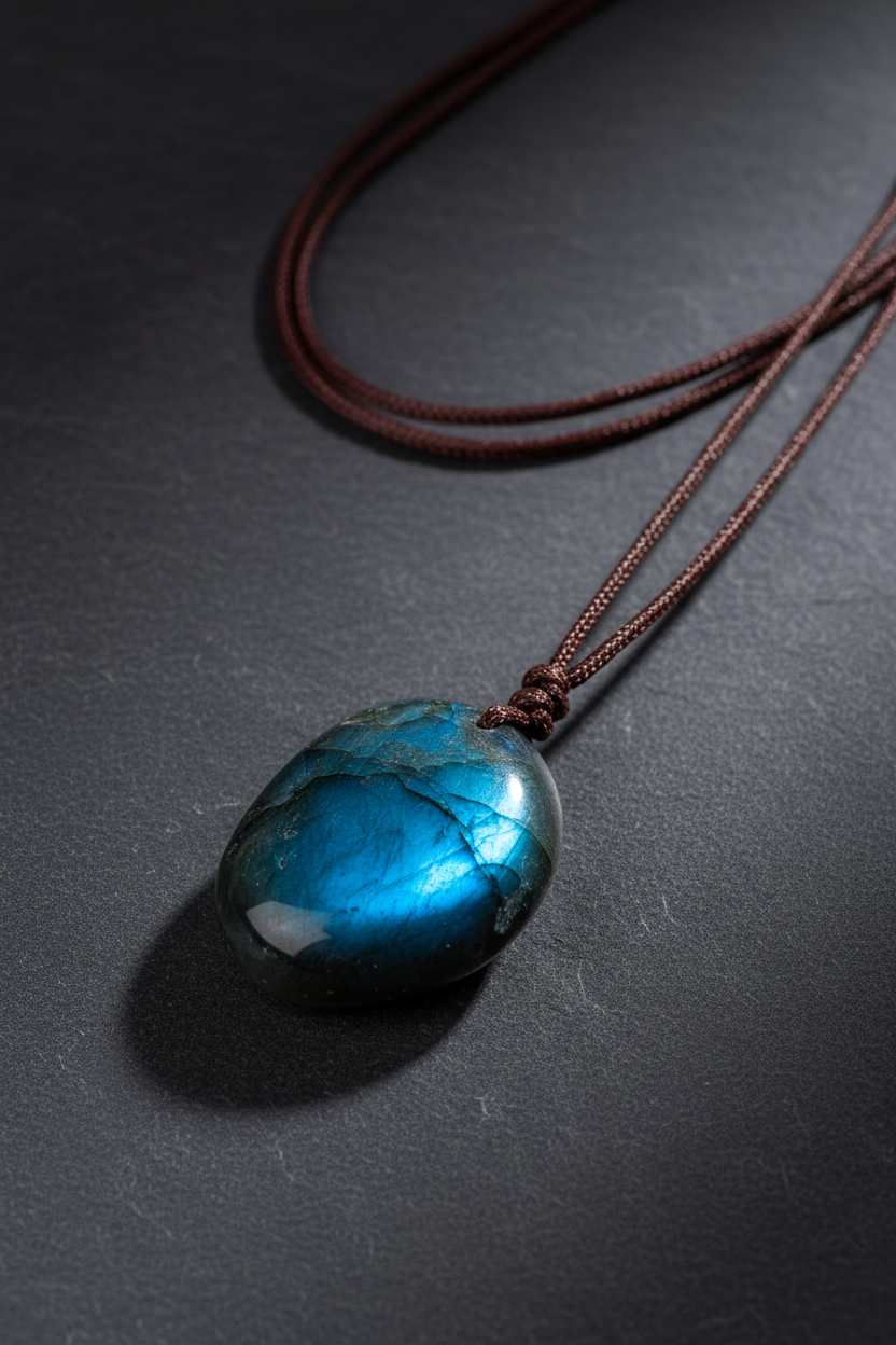 Labradorite Deep Blue Flash