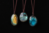 Labradorite Hero — Black Velvet