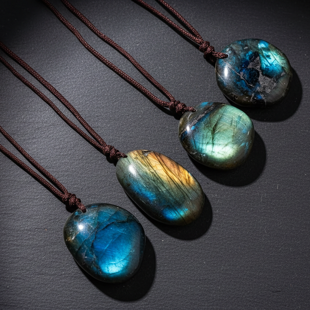 Labradorite Hero — Slate Flat Lay