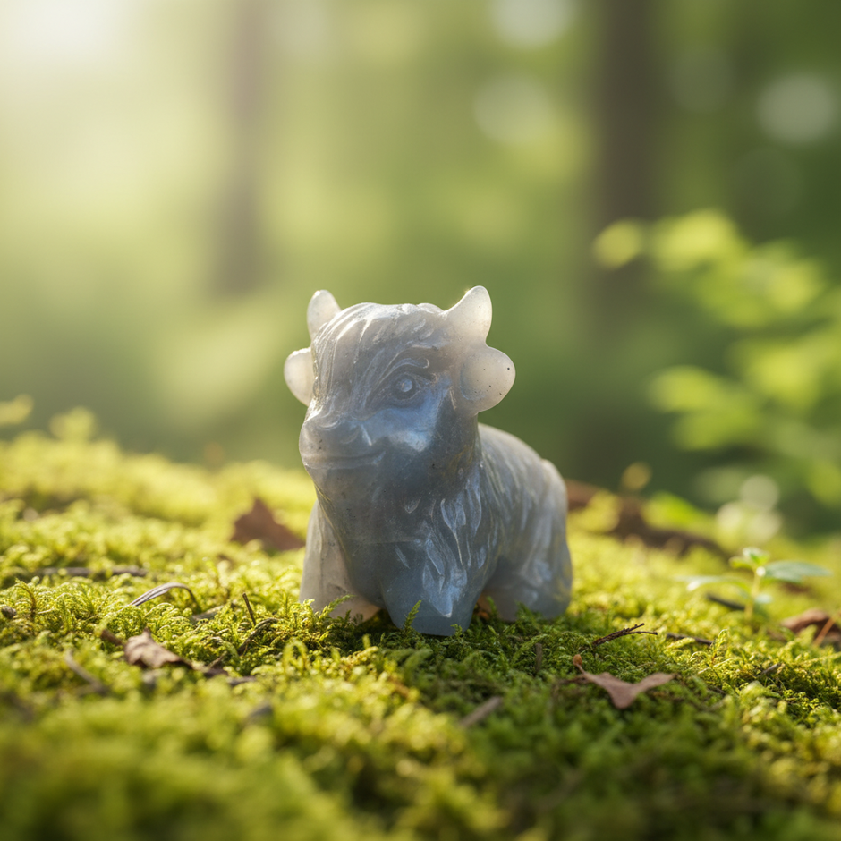 Labradorite Highland Cow